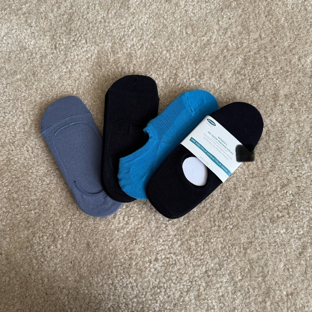 Assortment of No Show to Ankle Socks NEW